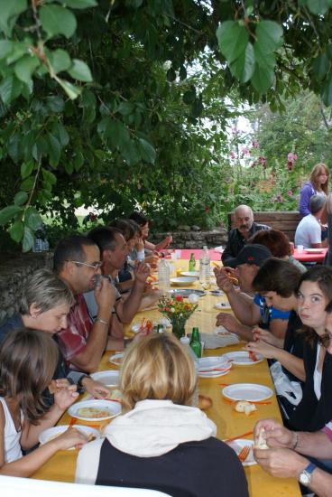 Barbecue avec les parents
